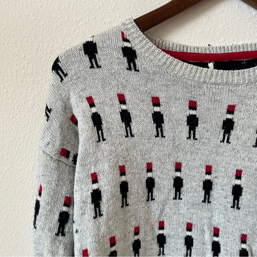 J. Crew Royal Guard British Preppy Thick Knit Fall Winter Round Neck Sweater - Picture 3 of 3